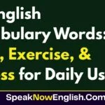 50 English Vocabulary Words: Gym, Exercise, & Fitness for Daily Use